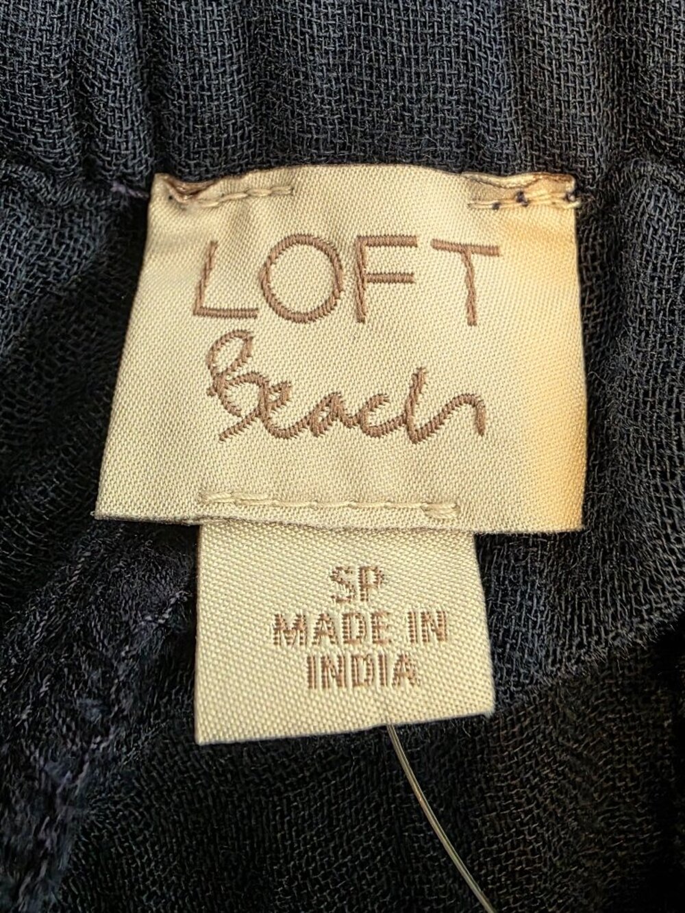 LOFT Beach Triple Cloth Wide Leg Pants, Size SP, NWT - Picture 5 of 7